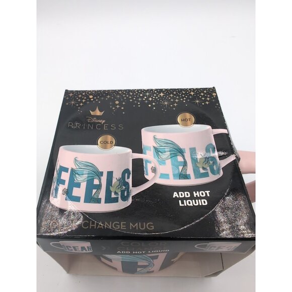 Disney Princess Little Mermaid 15oz Color Change Coffee Cup Mug Zak Designs New - Picture 3 of 3